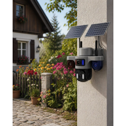 Mey İthalat® Güneş Enerjili Arsa Kamerası 4G SIM Kartlı Gece Görüşlü Güvenlik Kamerası 2 Yıl Garantili