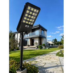 Mey İthalat® Güneş Enerjili LED Duvar ve Direk Lambası Suya Dayanıklı Akıllı Aydınlatma