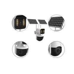 Mey İthalat® Güneş Enerjili Yayla Kamerası 4G SIM Kartlı 9MP Solar Güvenlik Kamerası 2 Yıl Garantili