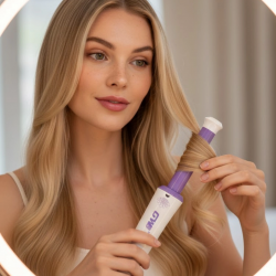 Mey İthalat® GW Saç Kıvırma Makinesi – 360° Döner Başlık, Negatif İyon Teknolojisiyle