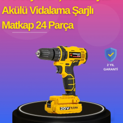 Mey İthalat® Hafif ve Ergonomik 12V Kablosuz Matkap | Hızlı Şarj ve Uzun Pil Ömrü