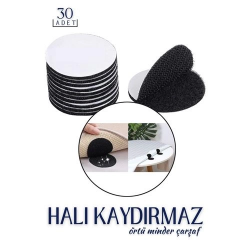 Mey İthalat® Halı Kaydırmaz Cırt Pedler 30 ADET 718826