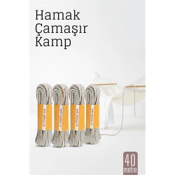 Mey İthalat® Hamak İpi - Çok Amaçlı Kalın İp - Çamaşır İpi 40 Metre 718591