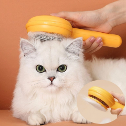 Mey İthalat® Hamburger Şekilli Otomatik Temizlenen Evcil Hayvan Fırçası