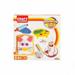 Mey İthalat®  Hamur İşi Oyun Hamuru Seti 200 gr 6 Parça