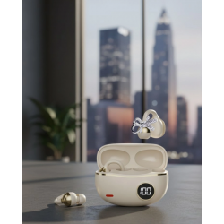 Mey İthalat® Handsfree Kablosuz Bluetooth Kulaklık Kristal Net Ses 2 Kurdele Küpe Hediyeli