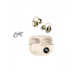 Mey İthalat® Handsfree Kablosuz Bluetooth Kulaklık Kristal Net Ses 2 Kurdele Küpe Hediyeli