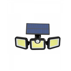 Mey İthalat® Hareket Sensörlü Solar Bahçe Lambası Güçlü LED Duvar Projektörü