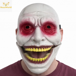 Mey İthalat® Hareketli Çene Mekanizmalı Korku Maskesi Kırmızı