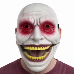 Mey İthalat® Hareketli Çene Mekanizmalı Korku Maskesi Kırmızı