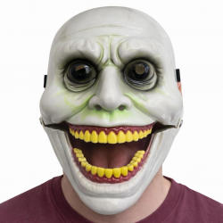 Mey İthalat® Hareketli Çene Mekanizmalı Korku Maskesi Yeşil