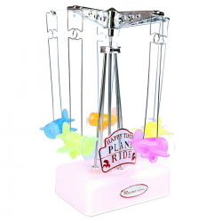 Mey İthalat®  Hareketli Uçaklı Kurmalı Hediyelik Küçük Müzik Kutusu Aleti