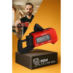 Mey İthalat® Hassas Dijital Kalınlık Ölçer - Mikro Detay Profesyonel Kumpas 12.7 cm 722933