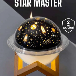 Mey İthalat® Hava Nemlendirici Projeksiyon Görünümlü USB Bağlantılı Aromaterapi