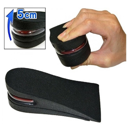 Mey İthalat® Hava Yastıklı Tabanlık (5 CM) (SİYAH)