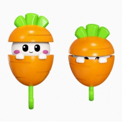 Mey İthalat® Havuç Tasarımlı Otomatik Açılan Yapışkanlı Askı