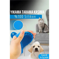 Mey İthalat® Hayvan Tüy Toplama Yıkama Kaşınma Silikon Fırçası 721131