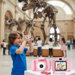 Mey İthalat® HD Video Kayıt Özellikli Mini Dijital Kamera Fotoğraf Çekimli USB Şarjlı