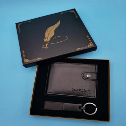 Mey İthalat®  Hediyelik Cüzdan Anahtarlık Set