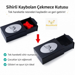Mey İthalat® Herşeyi Kaybeden Sihirli Kutu Sihirli Çekmece 3x10x7 cm