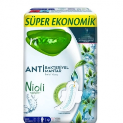 Mey İthalat® Hijyen Max Süper Eko Gece Ped 14 Adet