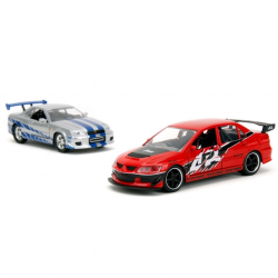 Mey İthalat® Hızlı & Öfkeli 2'li Paket, 2006 GTR R34 Model Arabaları
