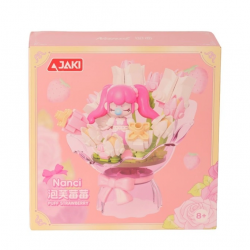 Mey İthalat® HK121 JAKİ ÇİÇEK BUKETİ 187 PARÇA BLOCK OYUNCAK