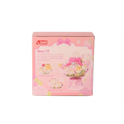 Mey İthalat® HK121 JAKİ ÇİÇEK BUKETİ 187 PARÇA BLOCK OYUNCAK