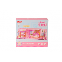 Mey İthalat® HK132 JAKİ KÜÇÜK PRENSES YATAK ODASI 247 PARÇA BLOCK OYUNCAK