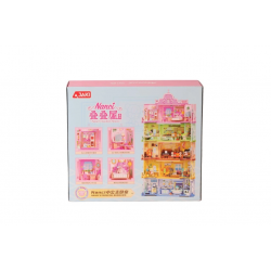 Mey İthalat® HK132 JAKİ KÜÇÜK PRENSES YATAK ODASI 247 PARÇA BLOCK OYUNCAK