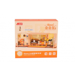 Mey İthalat® HK133 JAKİ BÜYÜK YILDIZ MÜZİK ODASI 256 PARÇA BLOCK OYUNCAK