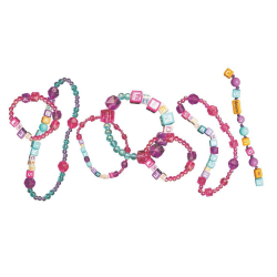 Mey İthalat® HOBİ SET 2İN1 BONCUK TAKI TASARIM HARFLİ