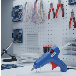 Mey İthalat® Hobi ve Tamir İşleri İçin 60 W Silikon Tabancası 11 mm 5 Silikon Hediyeli