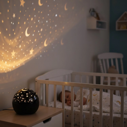 Mey İthalat® Hoparlörlü Yıldız Projektör Oda Lambası