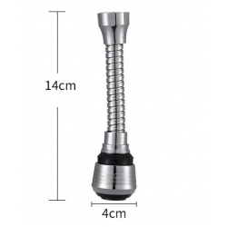 Mey İthalat® Hortumlu Esnek Su Tasarruflu 2 Modlu Musluk Başlığı