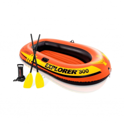Mey İthalat®  IB58332 Intex Explorer Bot 300 Set (Kürek-Pompa) 211x117x41 cm