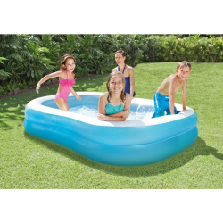 Mey İthalat® IH57180 SEFFAF MAVI AILE HAVUZU
