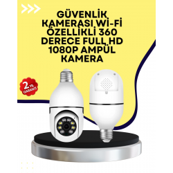 Mey İthalat® İki Yönlü Ses Destekli Ev Güvenlik Kamerası – Yerel Kayıt Özellikli