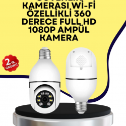 Mey İthalat® İki Yönlü Ses Destekli Ev Güvenlik Kamerası – Yerel Kayıt Özellikli