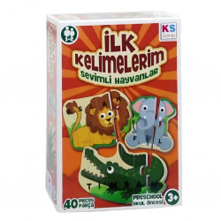 Mey İthalat®  İlk Kelimelerim Sevimli Hayvanlar