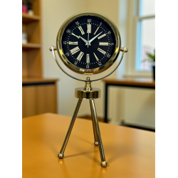 Mey İthalat® Imperial Gold Üç Ayaklı Metal Masa Saati