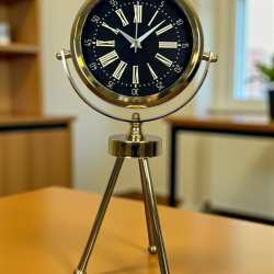 Mey İthalat® Imperial Gold Üç Ayaklı Metal Masa Saati