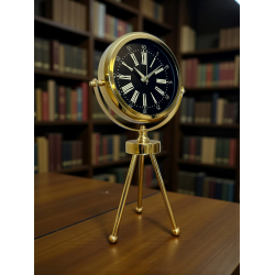 Mey İthalat® Imperial Gold Üç Ayaklı Metal Masa Saati