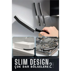 Mey İthalat® İnce Sert Kıllı Çok Dar Bölge Fırçası - Mutfak Banyo Fırçası 2 ADET 720037