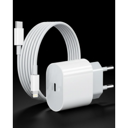 Mey İthalat® iPhone 14 13 12 11 Uyumlu 20W Hızlı Şarj Adaptörü Lightning Kablo Seti