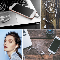 Mey İthalat®  İphone Ucu Çıkışlı Pop Up Kulakiçi Yumuşak Kontrol Tuşlu Kulaklık