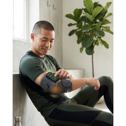 Mey İthalat® Isı Kontrollü Titreşimli Diz Omuz Masaj Dizlik Seti Kablosuz 2 Adet