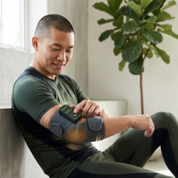 Mey İthalat® Isı Kontrollü Titreşimli Diz Omuz Masaj Dizlik Seti Kablosuz 2 Adet