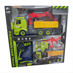 Mey İthalat® Işıklı Uzaktan Kumandalı Sök Tak Çöp Kamyonu