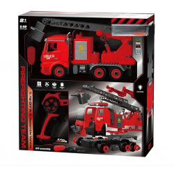 Mey İthalat® Işıklı Uzaktan Kumandalı Sök Tak İtfaiye Aracı